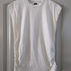 White Maternity Tank Top